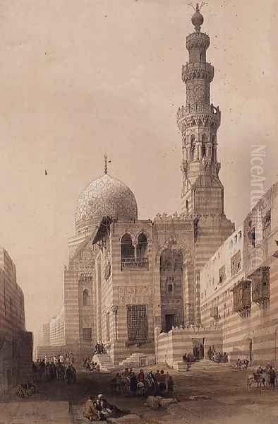 Tomb of Sultan Qayt-bay in the Eastern Cemetery, or Tombs of the Caliphs, Cairo, 1472-74, from Egypt and Nubia, Vol.3 - view 1