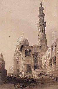 Tomb of Sultan Qayt-bay in the Eastern Cemetery, or Tombs of the Caliphs, Cairo, 1472-74, from Egypt and Nubia, Vol.3