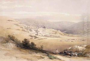 Nazareth, April 28th 1839, plate 28 from Volume I of The Holy Land, engraved by Louis Haghe 1806-85 pub. 1842