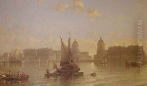 Shipping on the Thames at Greenwich