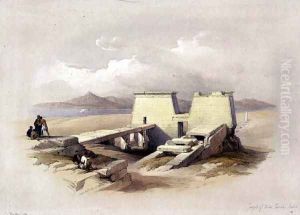 Temple of Wady Sabona, Nubia, from Egypt and Nubia, Vol.1 by David Roberts
