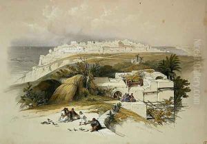 Jaffa, March 26th 1839, plate 62 from Volume II of The Holy Land, engraved by Louis Haghe 1806-85 pub. 1843