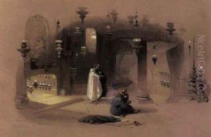 The Shrine of the Holy Nativity, Bethlehem, 1839