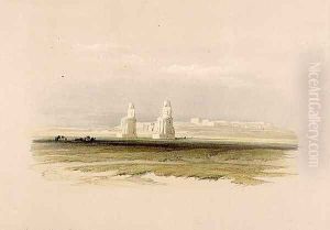 The Colossi of Memnon, from Egypt and Nubia, Vol.1 by David Roberts