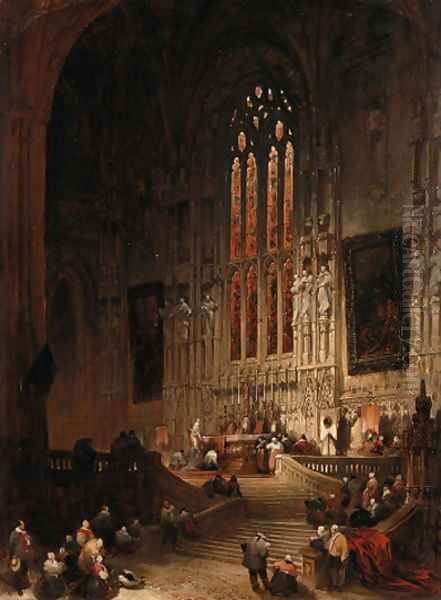 Chancel of the Church of St. Rombauld, Tirlemont, Flanders - view 1