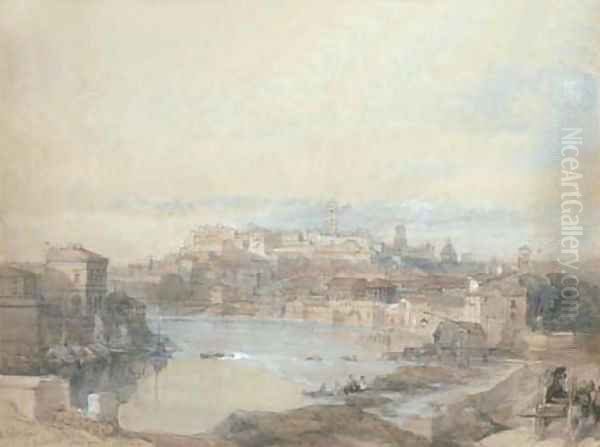 The Capitol viewed across the Tiber, Rome - view 1