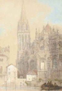 The Church of St. Pierre, Caen by David Roberts