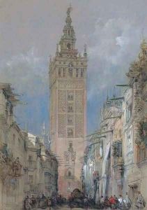 The Moorish tower at Seville, called the Giralda, Spain
