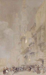A street in Cairo, Egypt by David Roberts