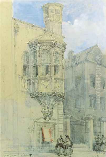 An oriel window, Coblenz, Germany - view 1