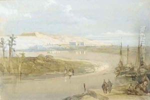 View of Luxor, Egypt by David Roberts