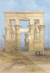 The Hypaethral temple, Philae, Egypt