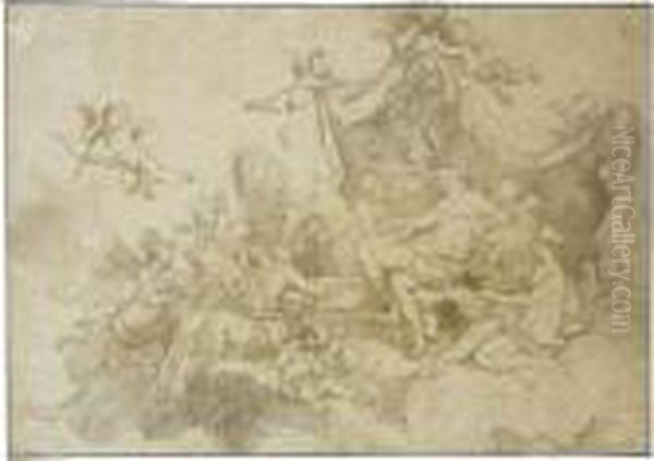 The Toilet Of Venus by Charles Joseph Natoire