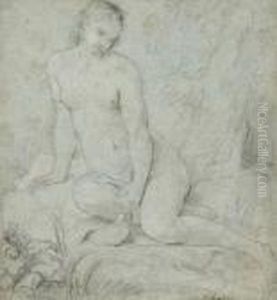 Nymphe Au Bain by Charles Joseph Natoire