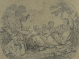 Allegorische Darstellung Der Musik. by Charles Joseph Natoire
