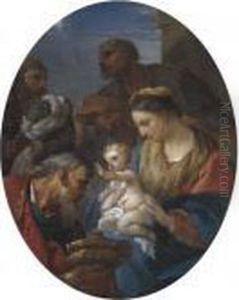 Adoration Of Magi by Charles Joseph Natoire