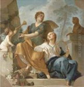 An Allegory Of The Glory Of A Prince Accompanied Byimmortality