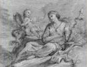La Toilette De Venus by Charles Joseph Natoire