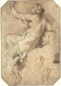 Etude Pour Psyche Et Reprises De La Main by Charles Joseph Natoire