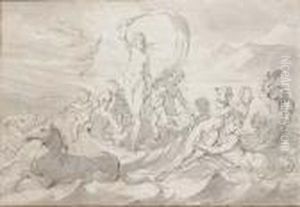 Le Triomphe D'amphitrite by Charles Joseph Natoire