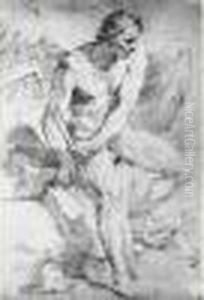 Etude Pour Une Allegorie Du Temps by Charles Joseph Natoire