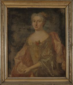 Portrait De Femme by Jean-Marc Nattier