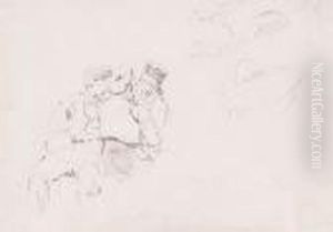 Study Of 'fait Al April' by Jean-Marc Nattier