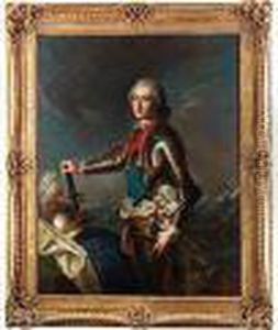 Portrait Von Louis Jean Marie De Bourbon, Duc De Penthievre by Jean-Marc Nattier
