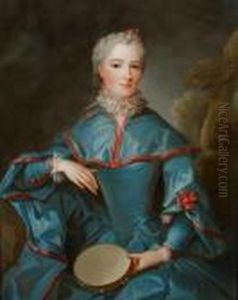 Bildnis Einer Jungen Dame Mit Tamburin