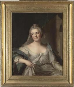 Portrait Of Louise-elisabeth De 
France (1727-1759), Duchesse De Parme, Eldest Daughter Of Louis Xv Of 
France, Half Length Seated by Jean-Marc Nattier