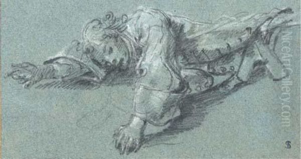 A Sprawling Soldier - view 1