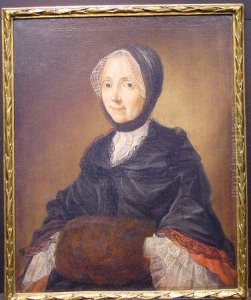 Portrait Of A Woman In Black - view 1