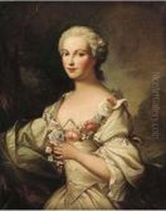 Portrait Of A Lady by Jean-Marc Nattier