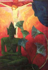 Christ and Buddha, c.1890-1892