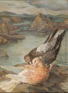 Due Piccioni Sulla Scogliera