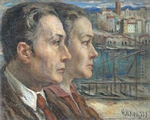 Autoritratto Con Donna, In Paesaggio Sardo
