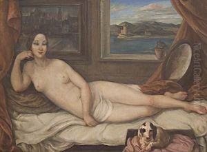 Nudo Di Donna Distesa In Interno by Hector Nava