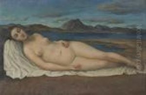Nudo Di Donna In Natura Silente by Hector Nava
