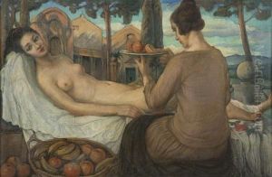 Nudo Di Donna In Paesaggio Nudo Di Donna In Paesaggio
