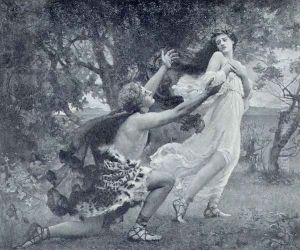 Apollo and Daphne by Henrietta Rae