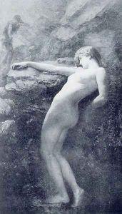 Eurydice sinking back to Hades by Henrietta Rae