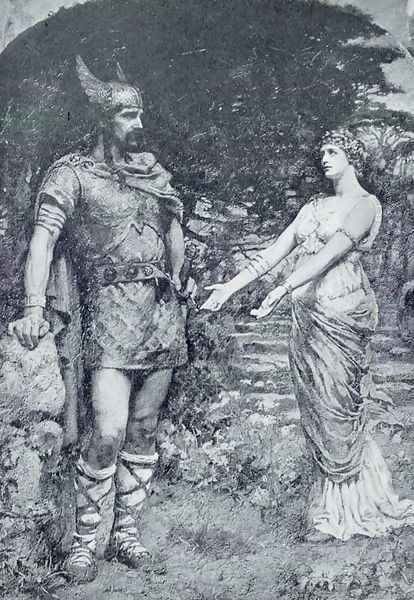 Lancelot and Elaine - view 1