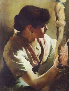 Spinning by Henrietta Rae