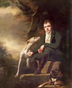 Portrait of Sir Walter Scott and his dogs by Sir Henry Raeburn