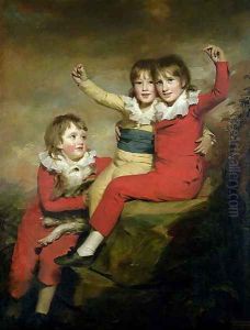 The Macdonald Children Ranald 1788-1873, Robert d.1863 and Donald d.1837 by Sir Henry Raeburn