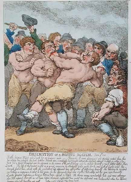 Description of a Boxing Match, 1812 - view 1