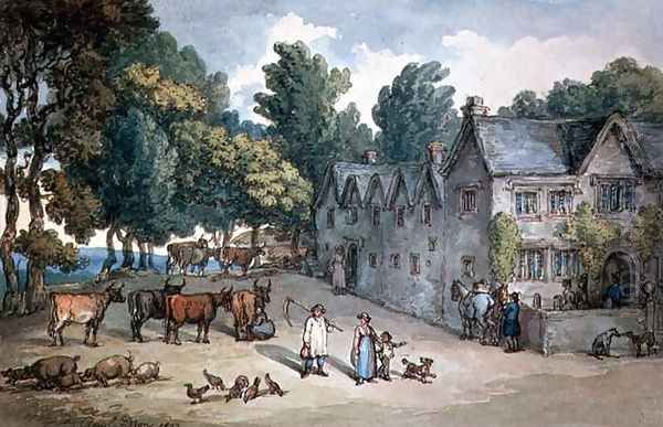 A Farmhouse at Hengar, Cornwall, 1803 - view 1
