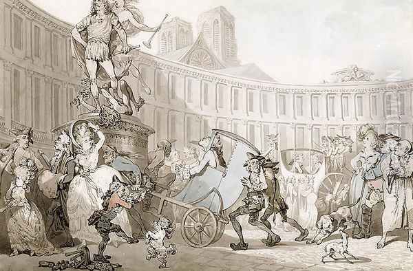 La Place des Victoires, Paris, c.1789 - view 1