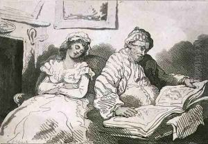'Tis not Antiques Alone can Please the Eye, pub. by T. Smith, 1786 by Thomas Rowlandson