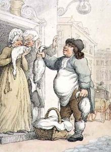 Buy My Goose, My Fat Goose from Ackermanns Cries of London, No. 2 by Thomas Rowlandson